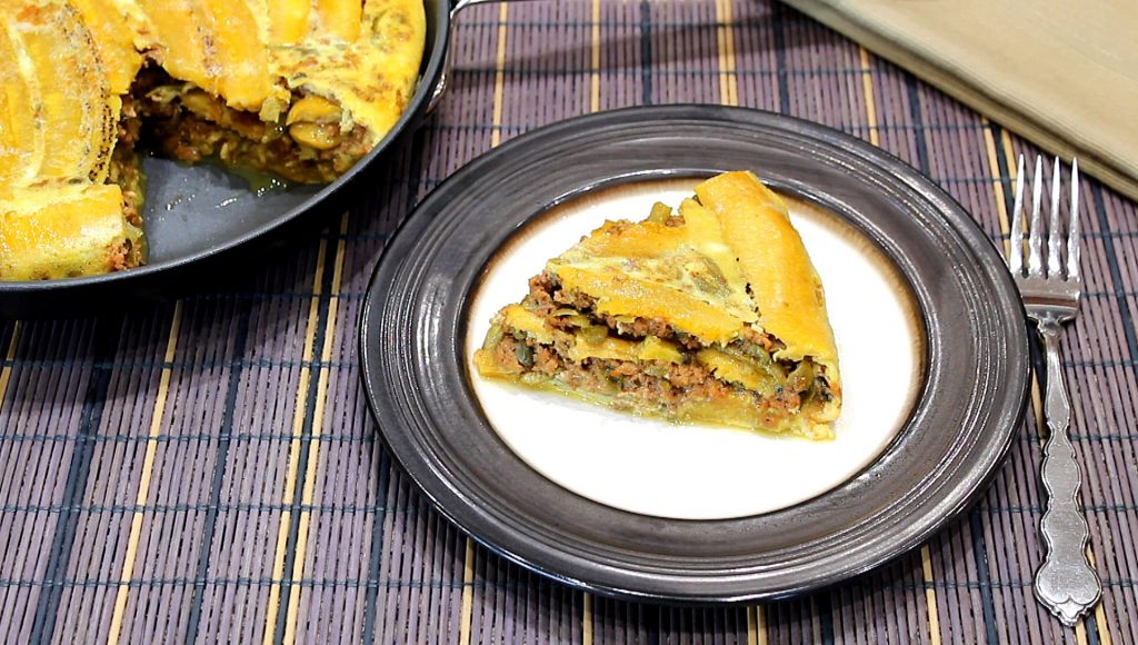 Plantain Meat Pie