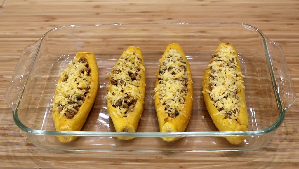Stuffed Ripe Plantains
