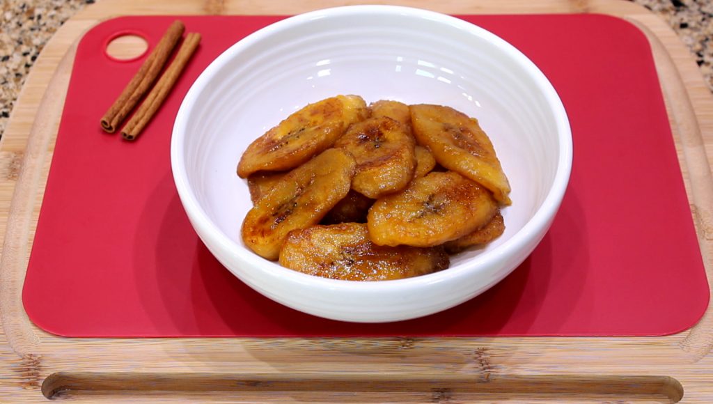 Sweet Plantains with Homemade Syrup