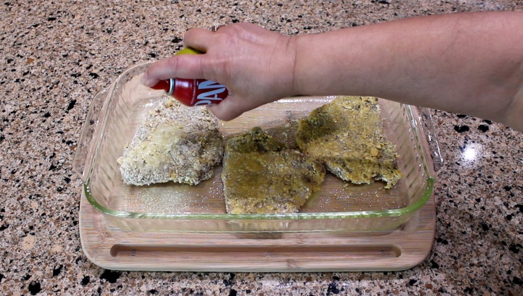 Baked Breaded Beef Steak