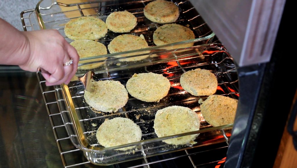 Baked Fried Green Tomatoes